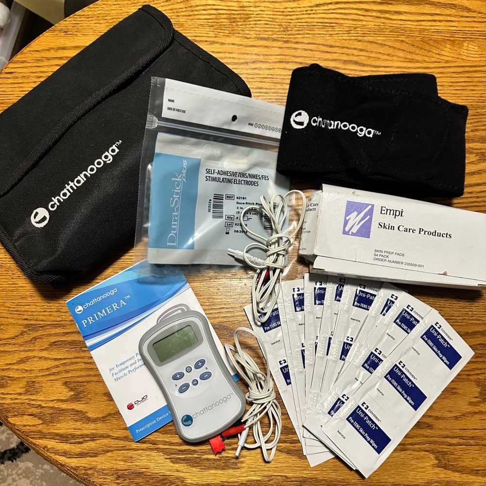 Chattanooga Primera TENS NMES Unit Dual Channel Muscle Stimulator Kit